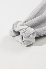Light Grey Solid Kangaroo Pocket Half Zipper Oversized Hoodie Sweatshirts & Hoodies JT's Designer Fashion
