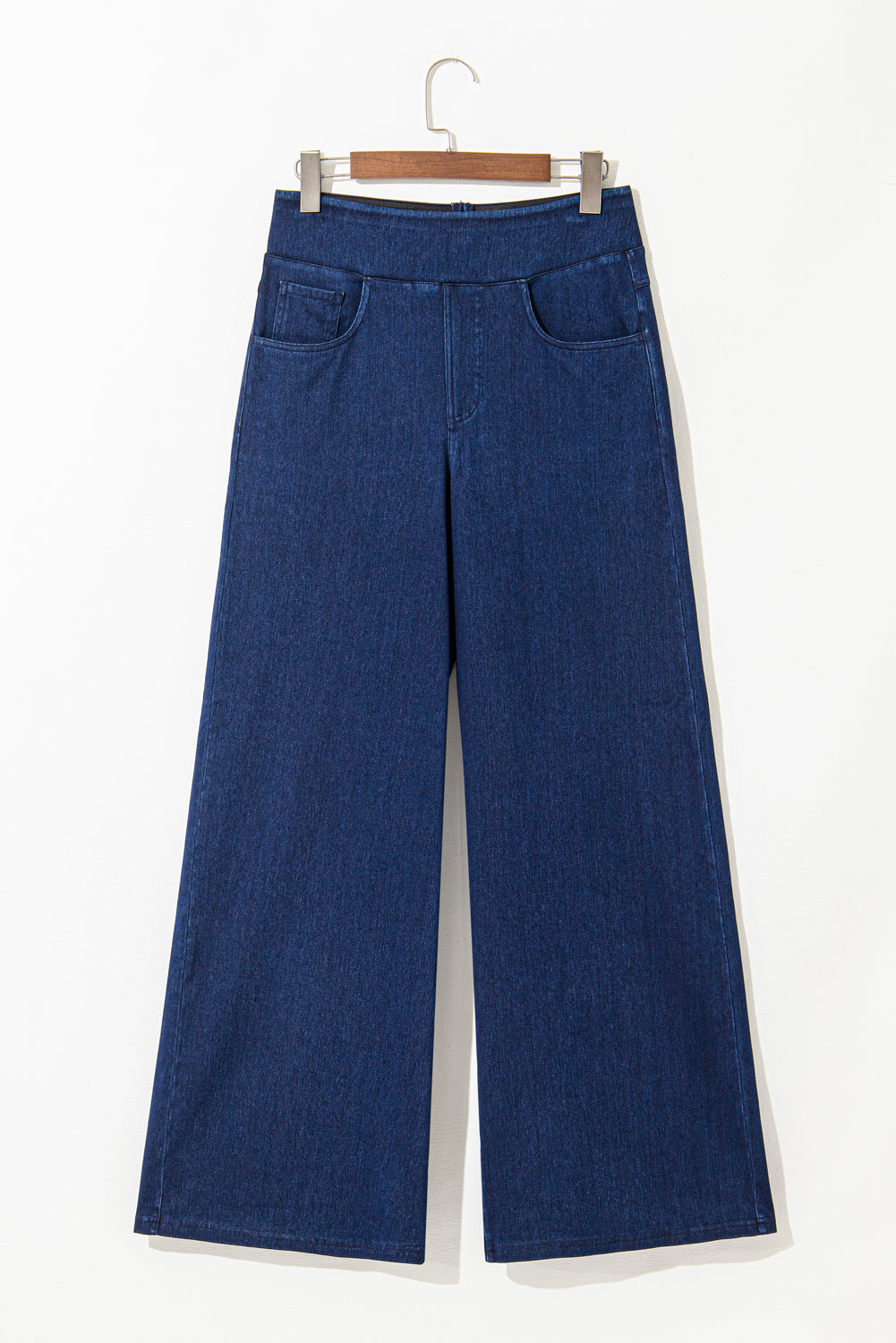 Sail Blue Medium Wash Straight Leg Loose Casual Jeans Jeans JT's Designer Fashion