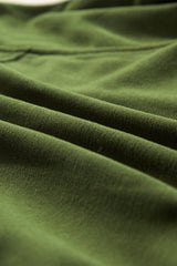 Moss Green Quarter Zip Stand Neck Kangaroo Pocket Sweatshirt Sweatshirts & Hoodies JT's Designer Fashion