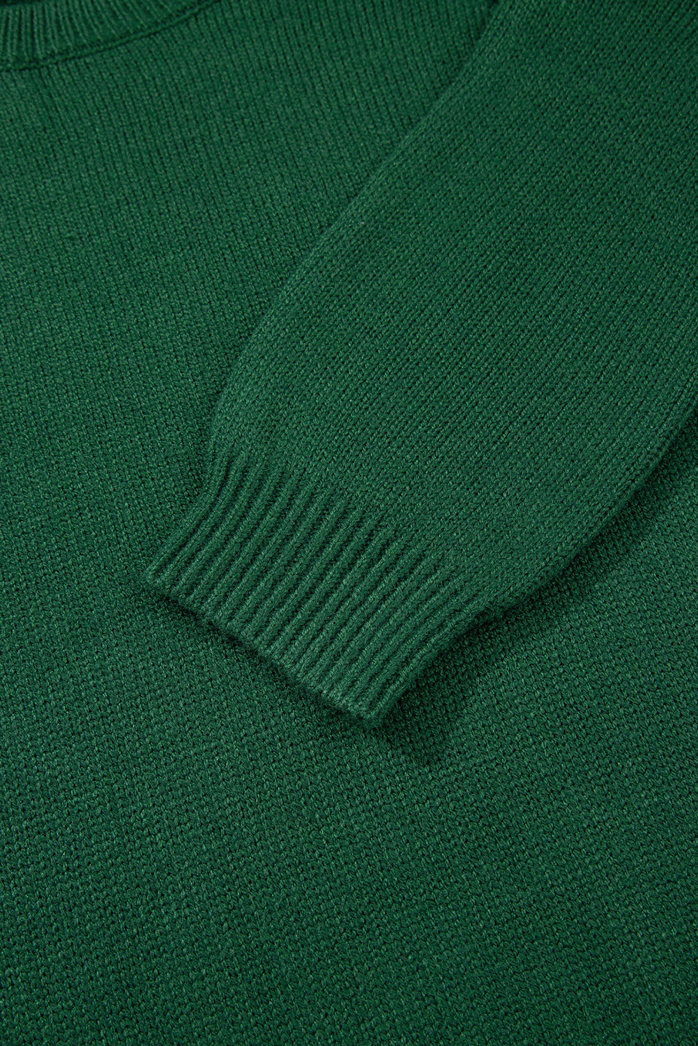 Evergreen Raglan Sleeve Crew Neck Sweater Sweaters JT's Designer Fashion
