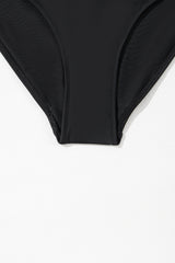 Rose Red Crossover Colorblock Cutout One Piece Swimsuit Swimwear JT's Designer Fashion