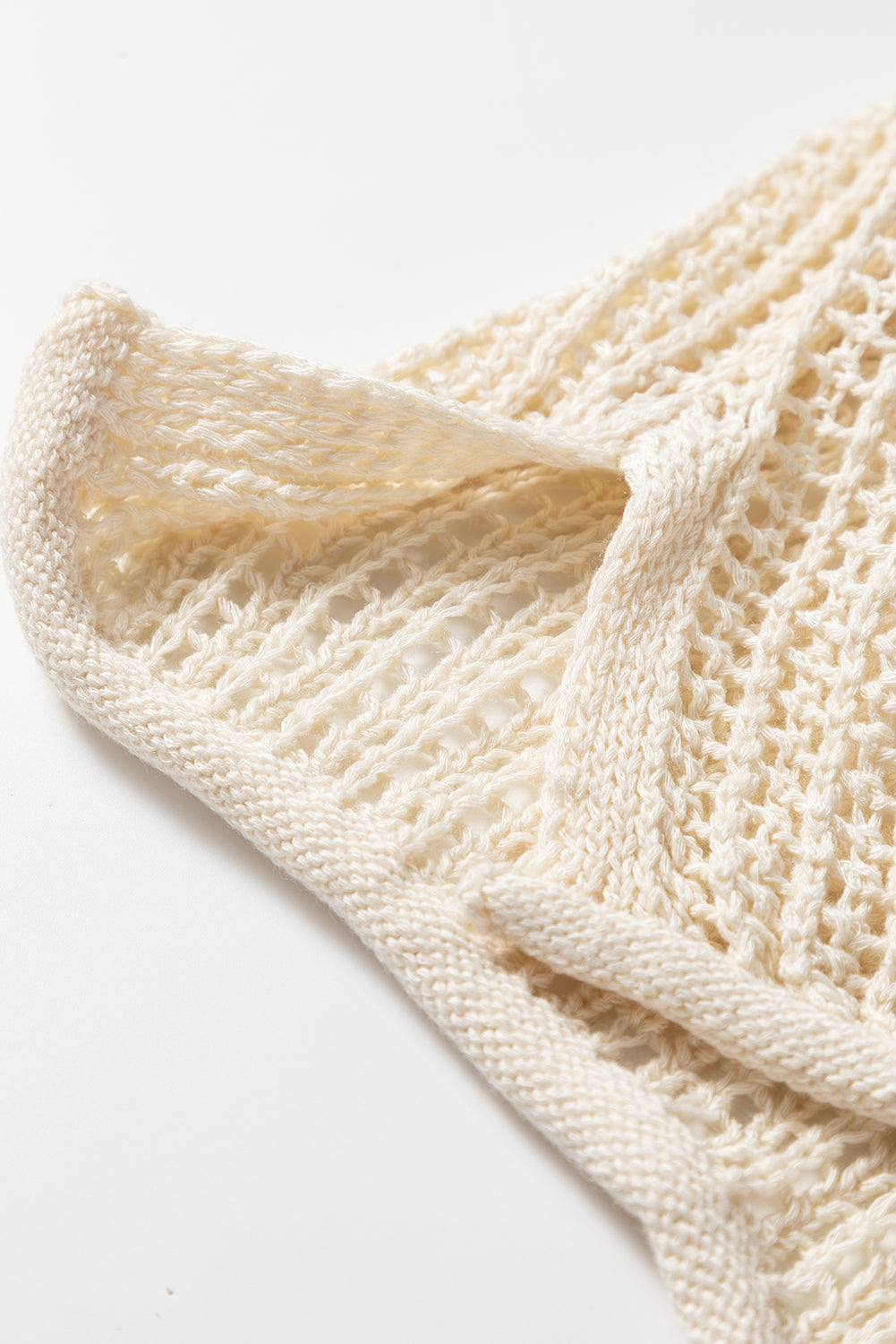 Parchment Hollow Out Knit Star Pattern Accent Plus Size Jumper Plus Size Sweaters & Cardigans JT's Designer Fashion