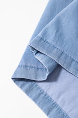 Beau Blue Casual Wide Slit Leg High Waist Loose Plus Size Jeans Plus Size Bottoms JT's Designer Fashion