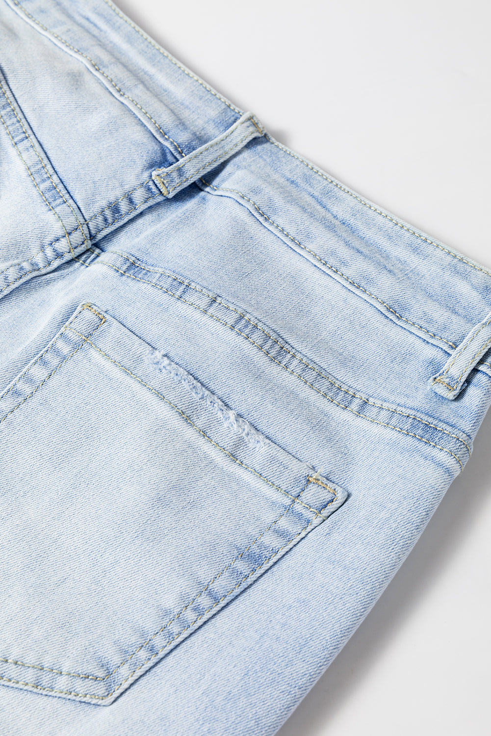 DEAR-LOVER Beau Blue Vintage Light Wash Distressed Flare Jeans Jeans JT's Designer Fashion