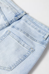 DEAR-LOVER Beau Blue Vintage Light Wash Distressed Flare Jeans Jeans JT's Designer Fashion