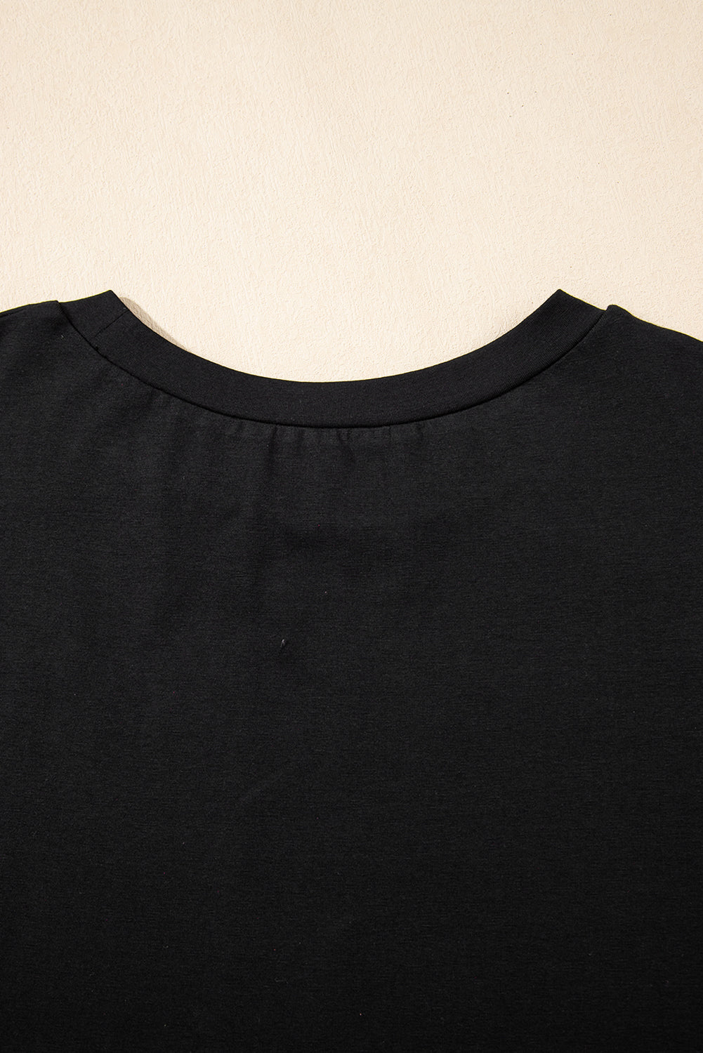 Black Nashville Guitar Print Crew Neck T Shirt Mini Dress T Shirt Dresses JT's Designer Fashion
