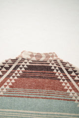Light French Beige Aztec Quilted Patchwork Western Fashion Jacket Jackets JT's Designer Fashion