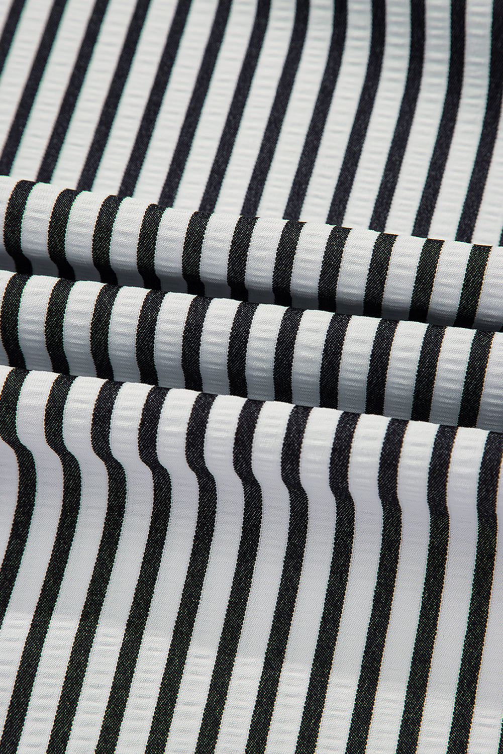 Black Stripe Short Sleeve Buttoned V Neck Pocketed Plus Size Mini Dress Plus Size Mini Dresses JT's Designer Fashion