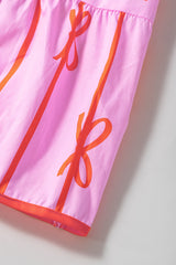 Rose Bow Tastic Clinched Waist Ruffled Plus Size Dress Plus Size Mini Dresses JT's Designer Fashion