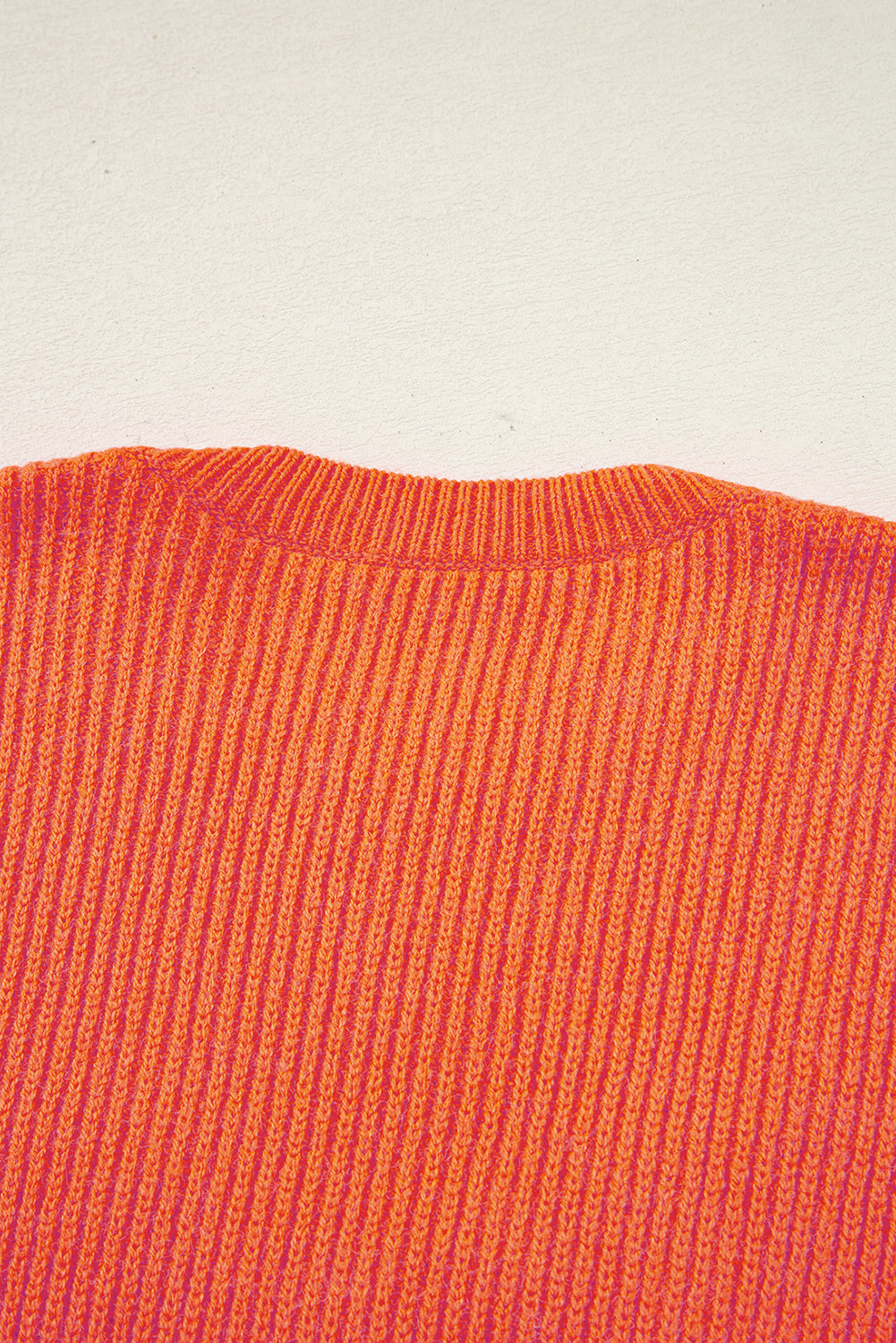Vitality Orange Thankful for my queens Ribbed Knit Drop Shoulder Graphic Sweater Sweaters JT's Designer Fashion