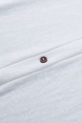 White Solid Color Open-Front Buttons Cardigan Sweaters & Cardigans JT's Designer Fashion