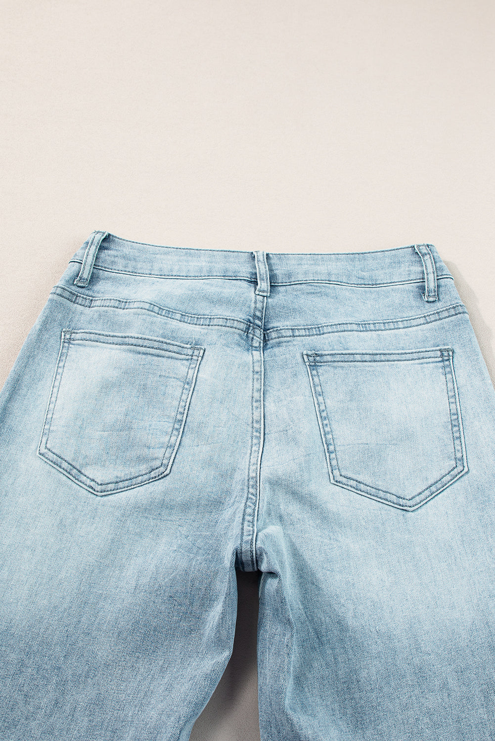 Dusk Blue Acid Wash Extra Wide Leg High Waist Long Jeans Jeans JT's Designer Fashion