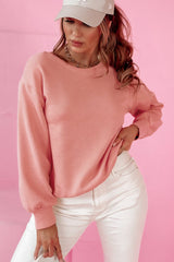 Pale Chestnut Bowknot Dewback Round Neck Sweatshirt Sweatshirts & Hoodies JT's Designer Fashion