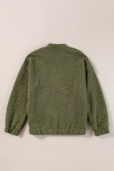 Jungle Green Floral Quilted Jacket Jackets JT's Designer Fashion