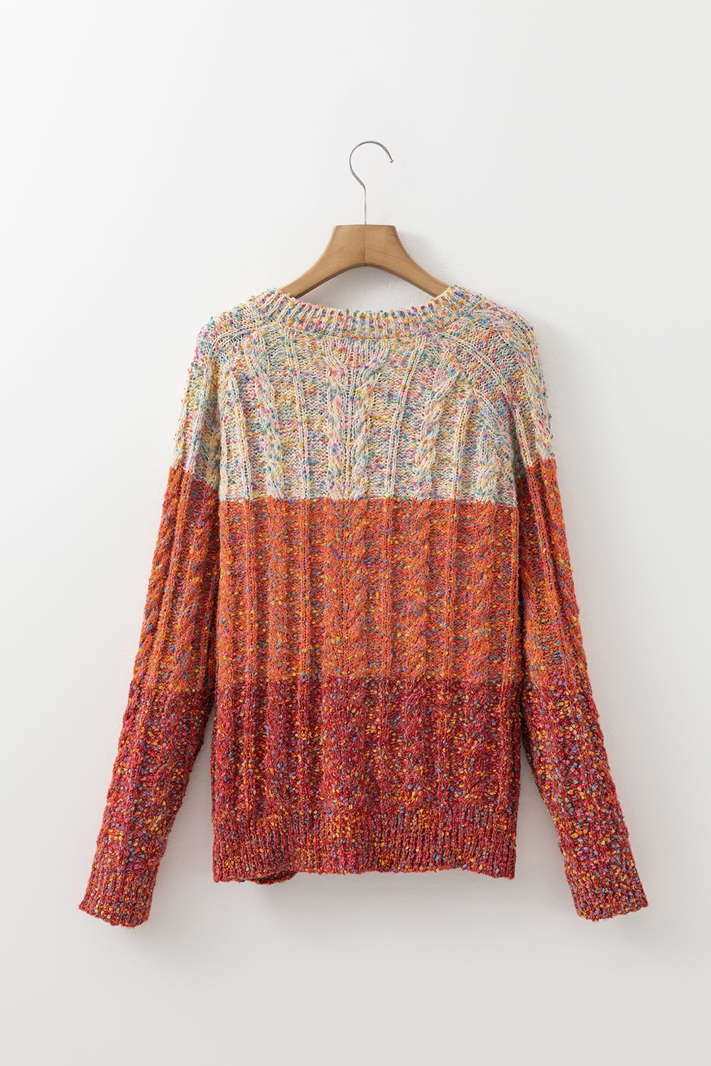 Multicolour Colorful Confetti Wool Ball Knitted Sweater Sweaters JT's Designer Fashion