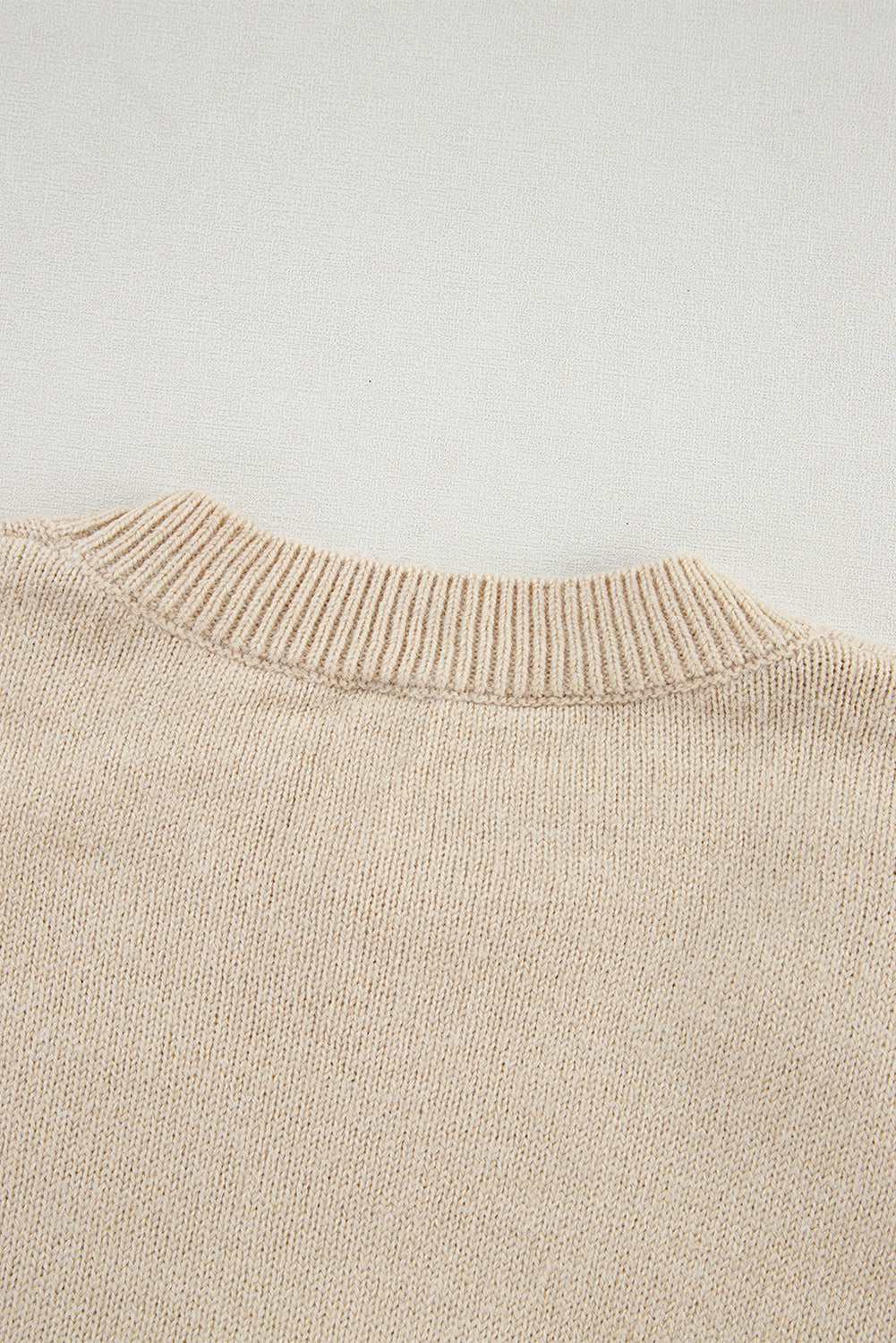 Parchment Floral Crochet Chunky Knit Sweater Sweaters JT's Designer Fashion