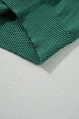 Blackish Green Pearl Beaded Merry Casual Sweater Sweaters JT's Designer Fashion