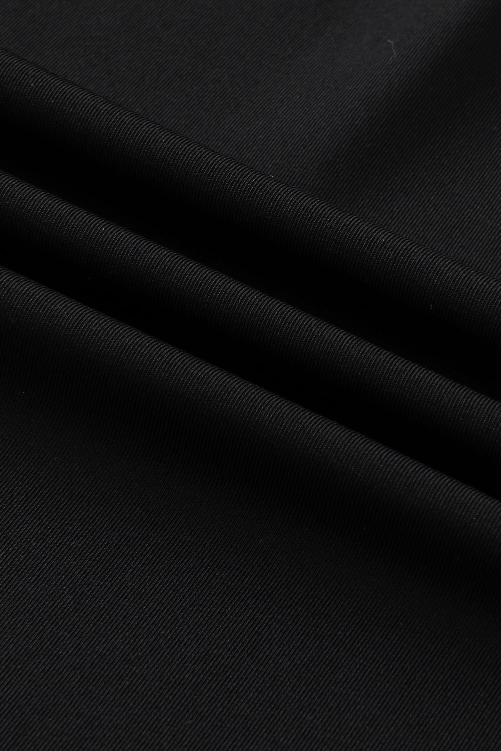 Black Plus Size Frill High Waist Pocketed Soft Pants Plus Size Bottoms JT's Designer Fashion