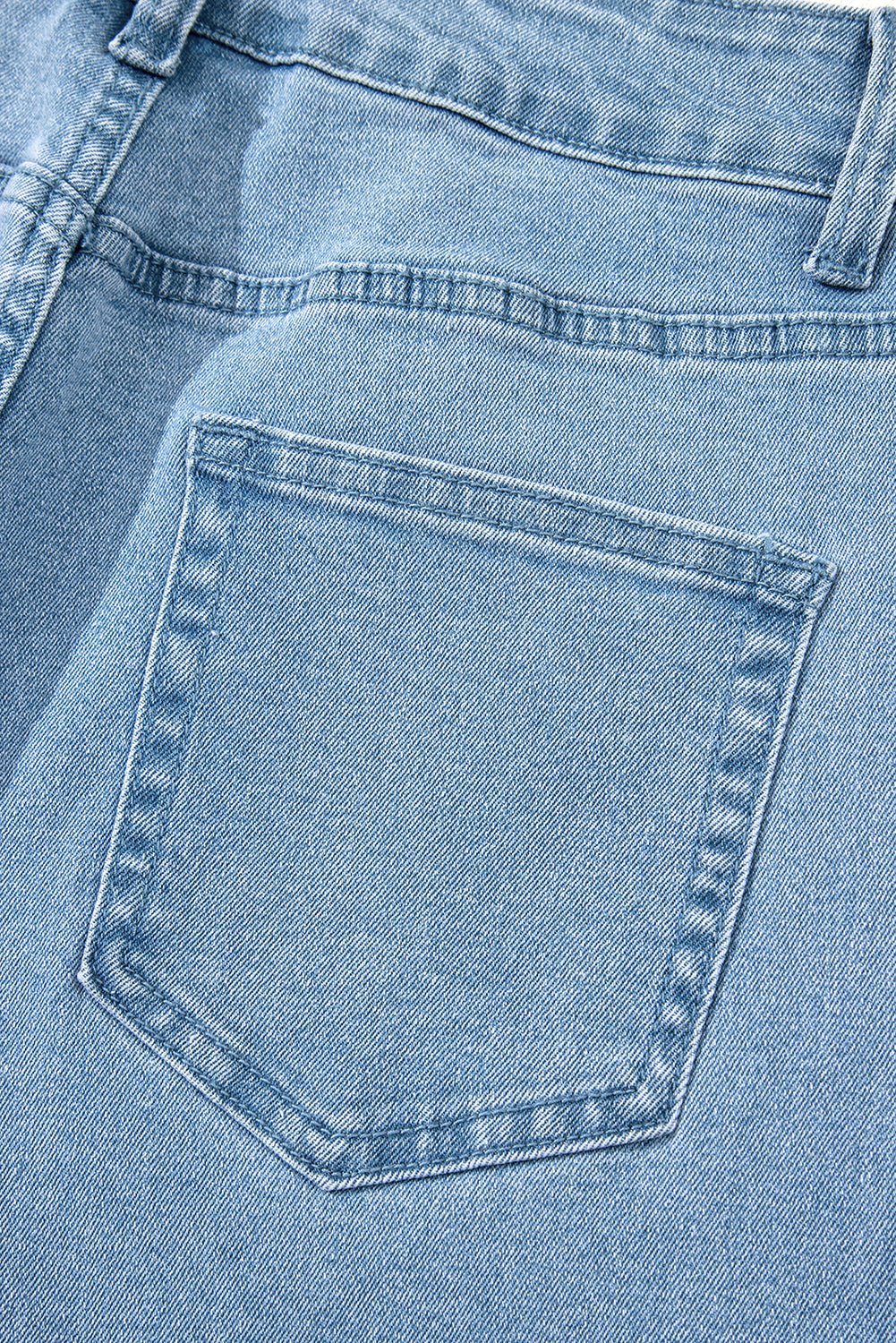 Myosotis Acid Washed High Rise Cropped Wide Leg Jeans Jeans JT's Designer Fashion