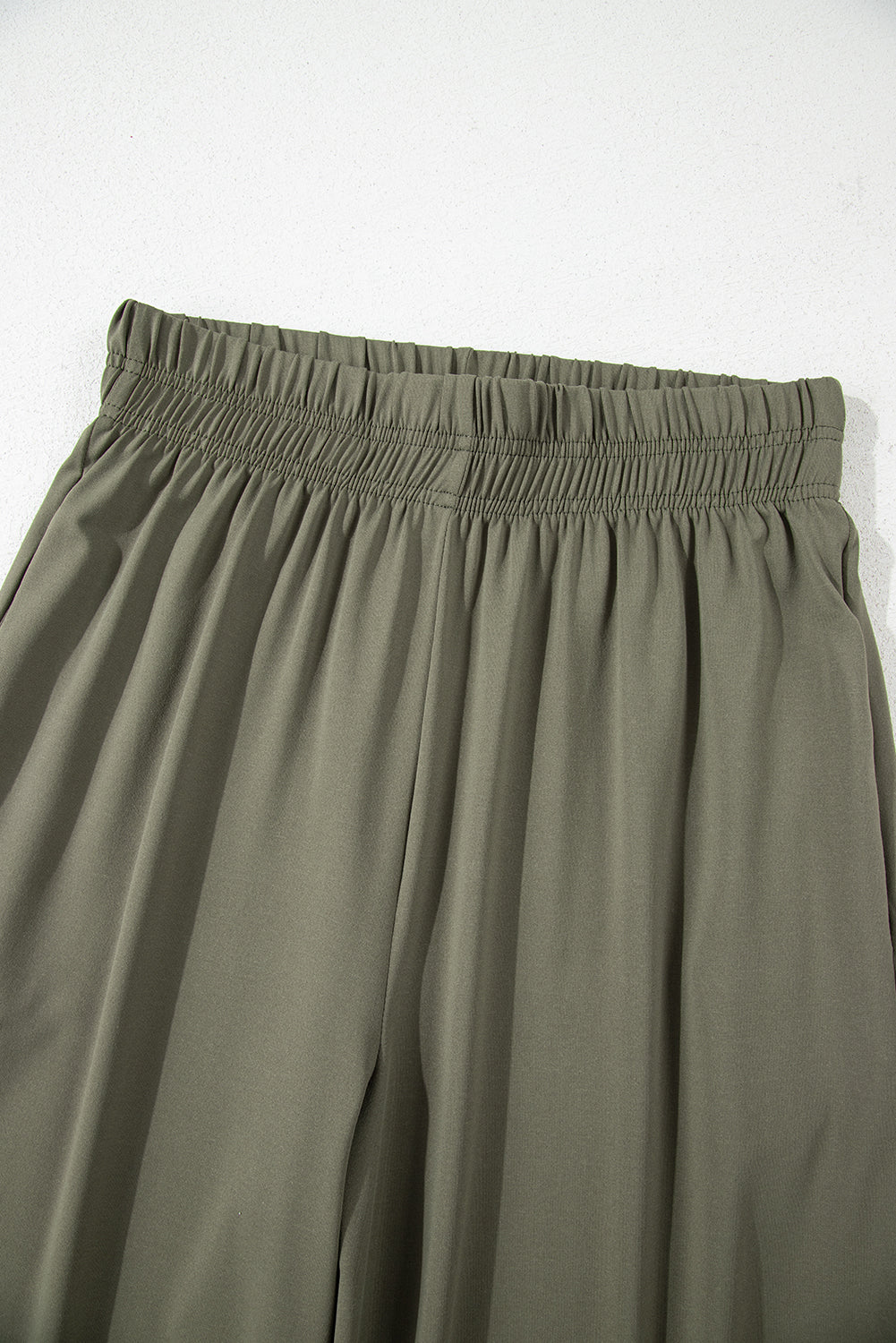 Seagrass Raw Hem Loose Tee and Wide Leg Pants Set Pant Sets JT's Designer Fashion