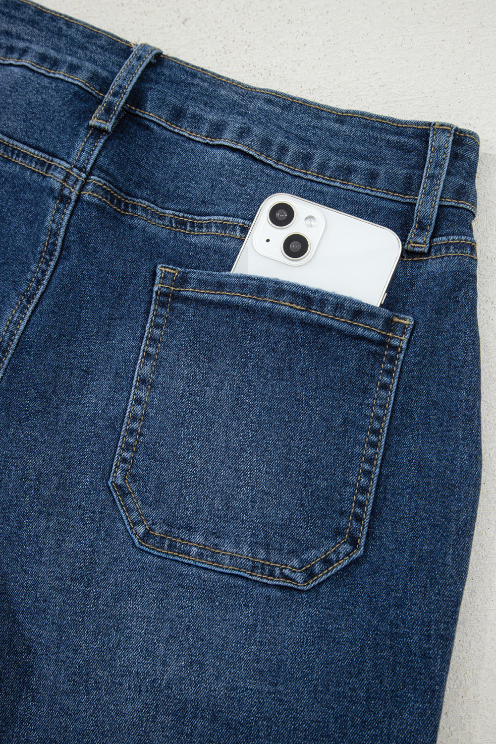 Ashleigh Blue Cropped High Rise Wide Leg Jeans Jeans JT's Designer Fashion