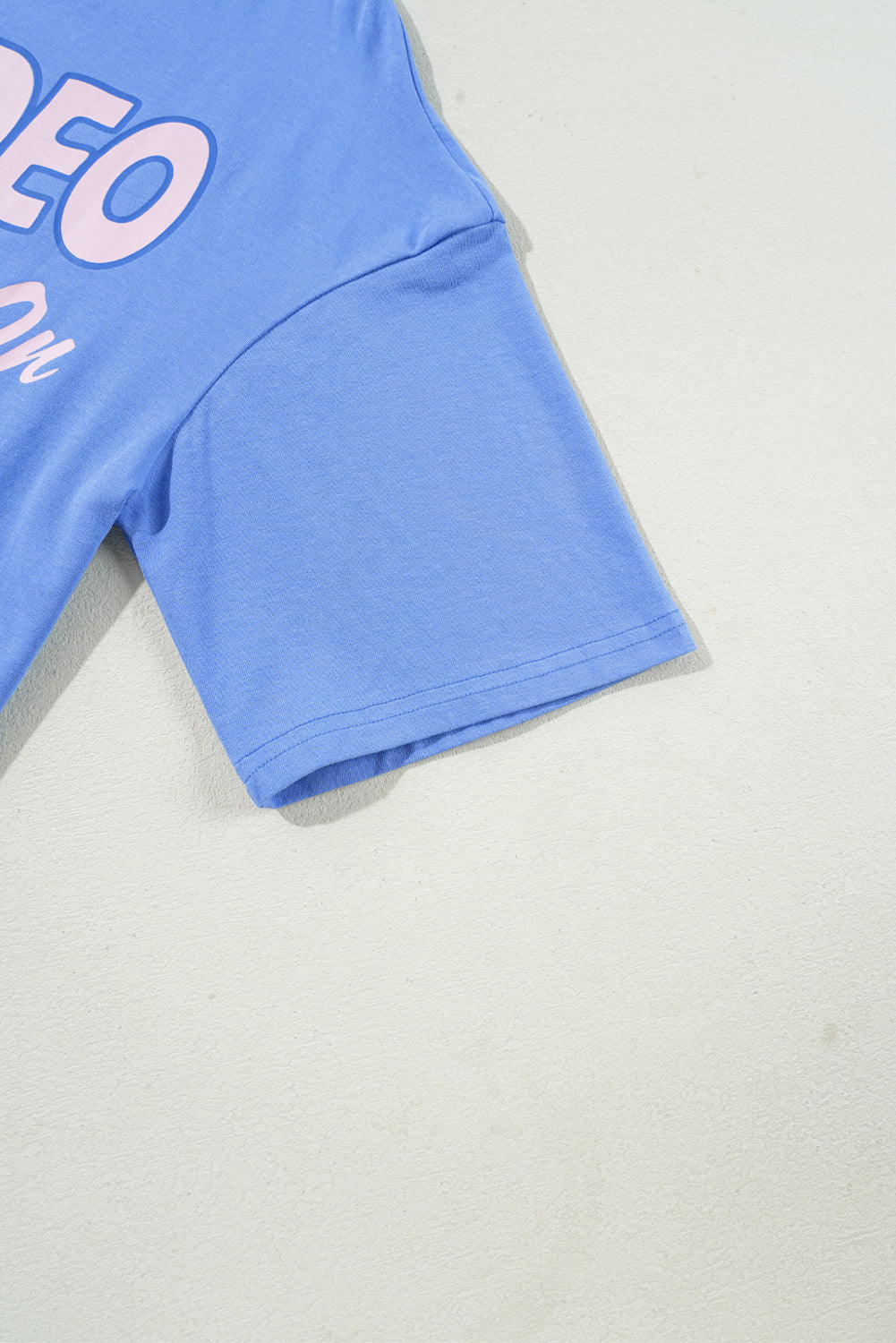 Sky Blue Rodeo Forever Western Graphic Tee Graphic Tees JT's Designer Fashion