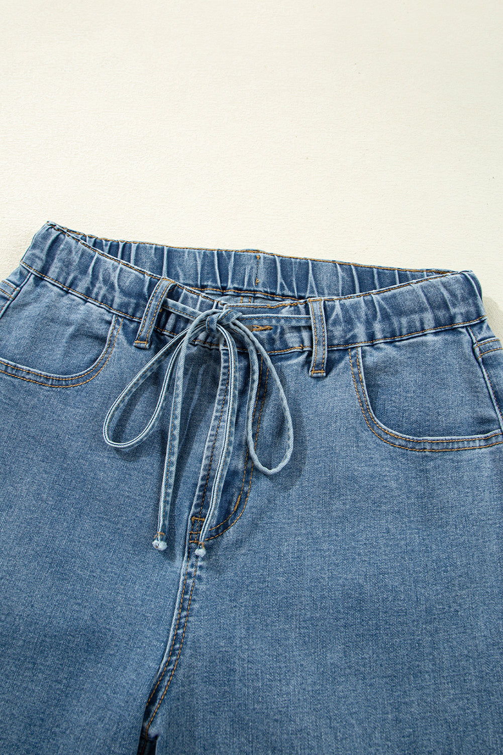 Dusk Blue Medium Wash Super Wide Leg Denim Pants Jeans JT's Designer Fashion