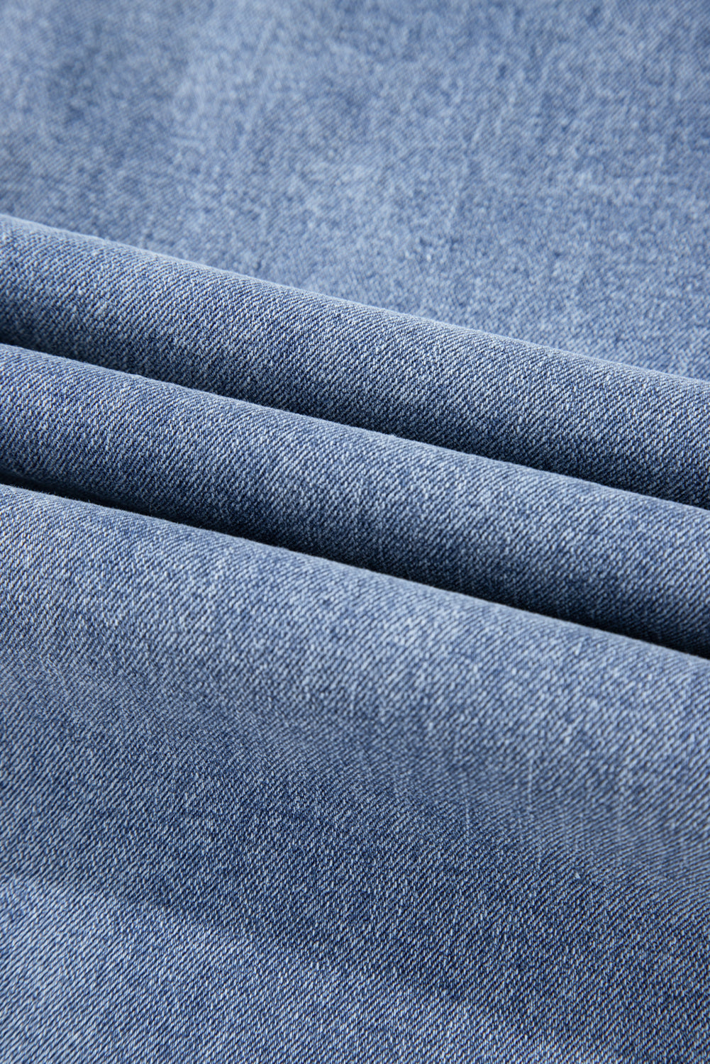 Dusk Blue Foiled Star Patchwork Straight Leg Loose Jeans Jeans JT's Designer Fashion