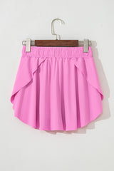 Bonbon Drawstring High Waist Lined Tennis Skorts Skirts & Petticoat JT's Designer Fashion