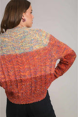 Multicolour Colorful Confetti Wool Ball Knitted Sweater Sweaters JT's Designer Fashion