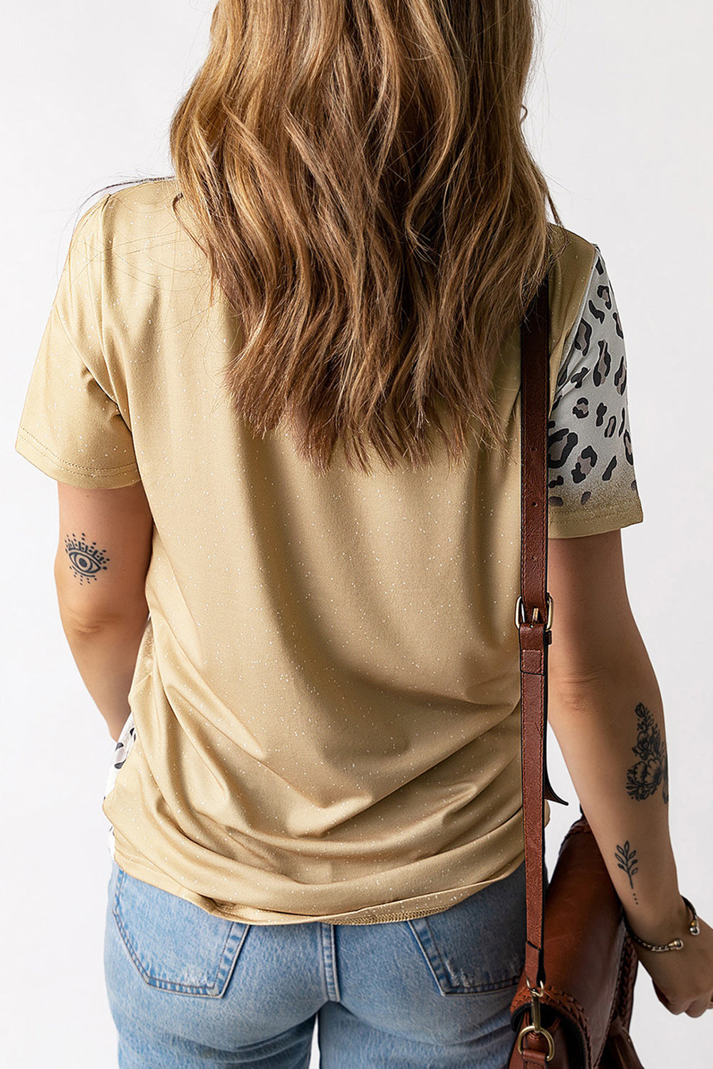 Khaki Western Cowboy TAKE ME AWYA Bleached Graphic T Shirt Graphic Tees JT's Designer Fashion