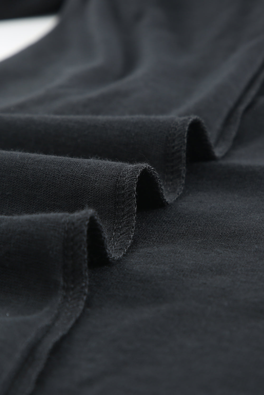 Black Solid Color Open-Front Buttons Cardigan Sweaters & Cardigans JT's Designer Fashion