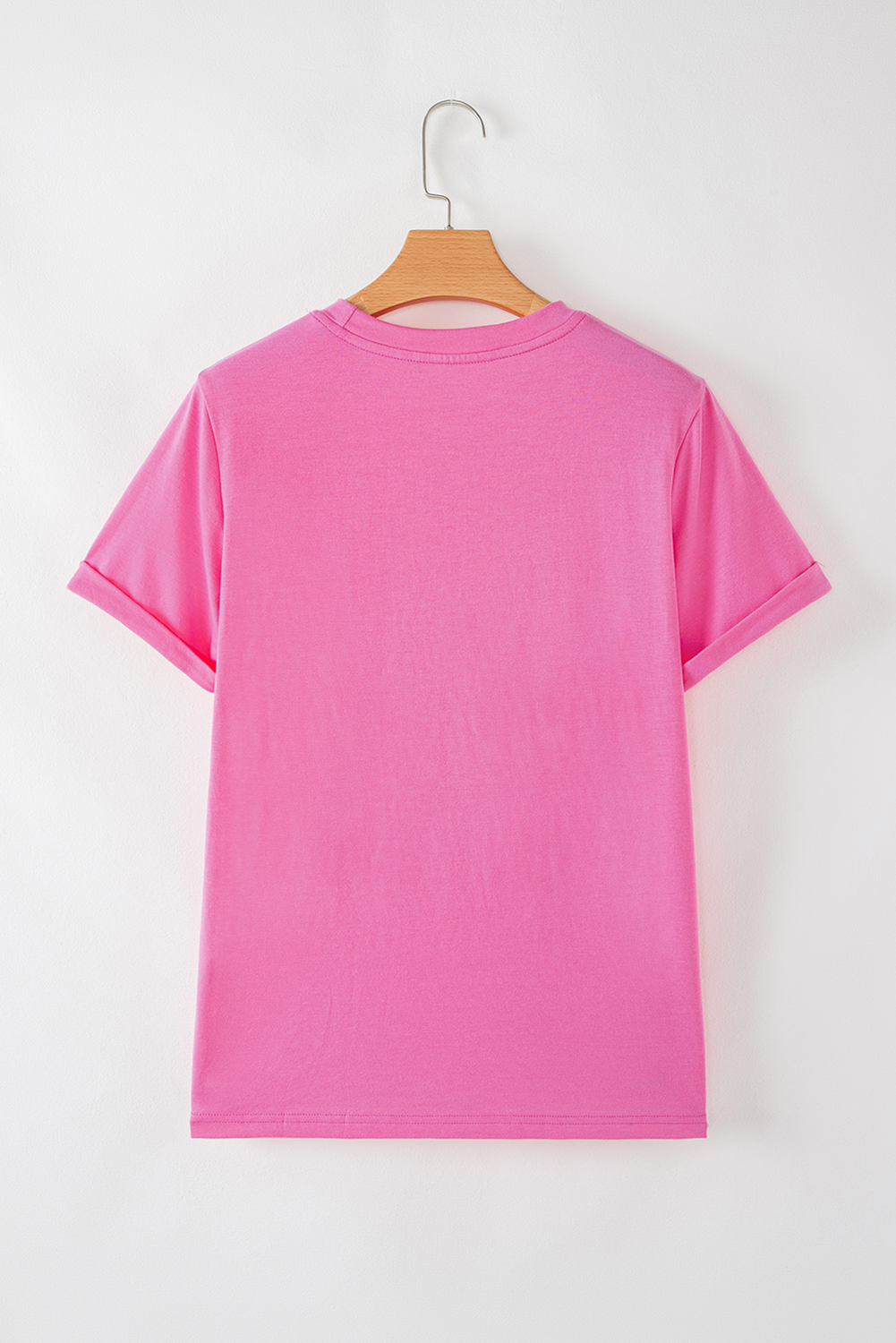 Rose Red Lets Rodeo Crew Neck Graphic Tee Graphic Tees JT's Designer Fashion