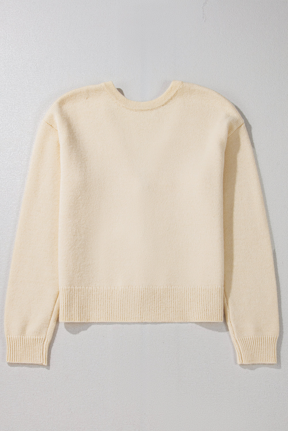 Jet Stream Bowknot Front Loose V Neck Knitted Cardigan Cardigans JT's Designer Fashion