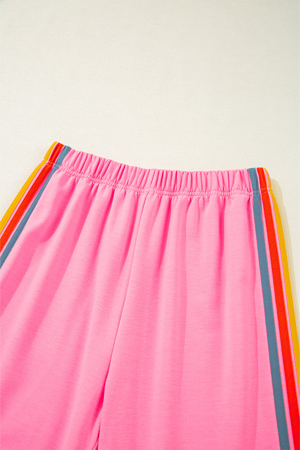 Pink Counting Rainbows High Waist Sweatpants Pants & Culotte JT's Designer Fashion
