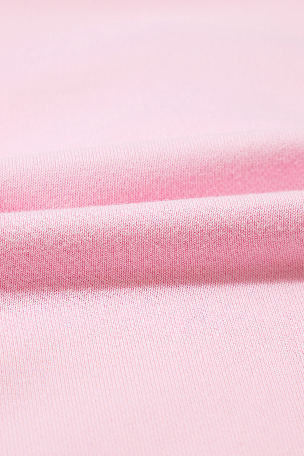 Light Pink Embroidered Bow Lantern Sleeve Oversized Pullover Sweatshirt Sweatshirts & Hoodies JT's Designer Fashion