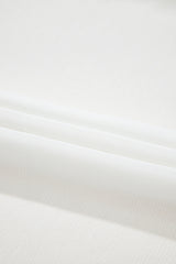 White Spaghetti Straps High Waist Elegant Long Dress Maxi Dresses JT's Designer Fashion