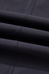 Carbon Grey Back Crossed Straps Hollow Out Jogger Jumpsuit Jumpsuits & Rompers JT's Designer Fashion