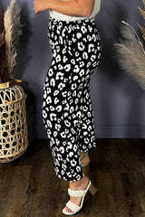 Leopard Leopard Print Wide Leg Pockets Plus Size Pants Plus Size Bottoms JT's Designer Fashion