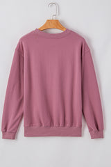 Valerian Plain Drop Shoulder Crewneck Pullover Sweatshirt Sweatshirts & Hoodies JT's Designer Fashion