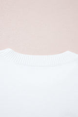 White See You Cowboy Embroidered Western Graphic Sweater Sweaters JT's Designer Fashion
