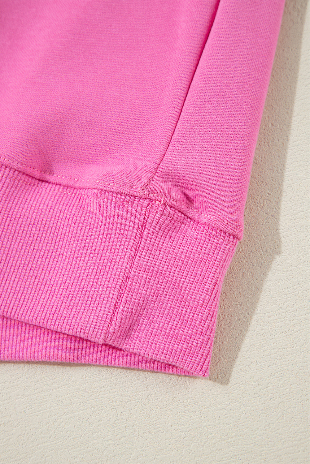 Bonbon Plain Drop Shoulder Crewneck Pullover Sweatshirt Sweatshirts & Hoodies JT's Designer Fashion