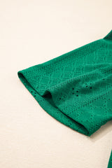 Bright Green Knot Scoop Back Ruffle Hem Sleeveless Mini Dress Mini Dresses JT's Designer Fashion