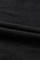 Black Fleece Lined Kangaroo Pocket Drawstring Chunky Hoodie Sweatshirts & Hoodies JT's Designer Fashion