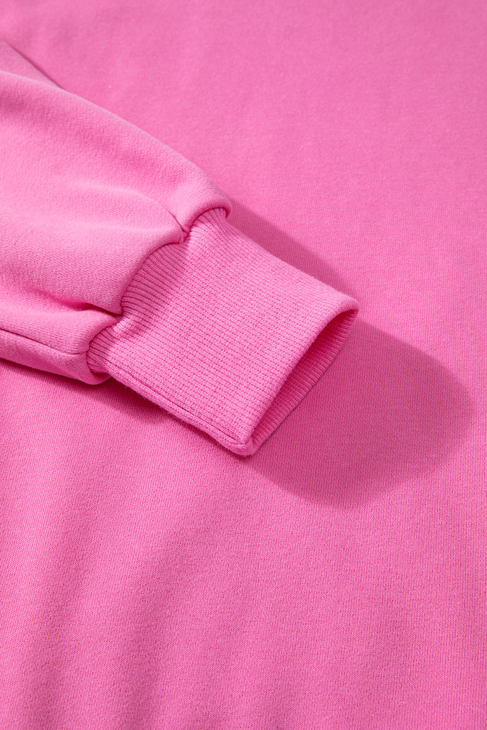 Bonbon Solid O Neck High Low Hem Pullover Sweatshirt Sweatshirts & Hoodies JT's Designer Fashion