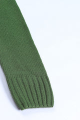 Green Front Pockets Buttons Textured Cardigan Sweaters & Cardigans JT's Designer Fashion