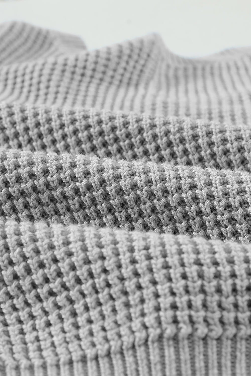 Gray Cross Back Hollow-out Sweater Sweaters & Cardigans JT's Designer Fashion