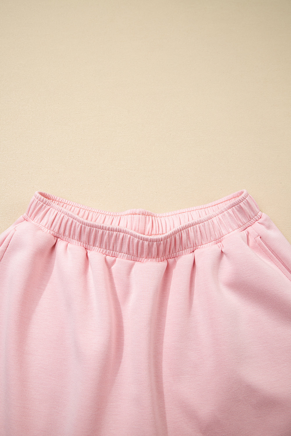 Light Pink Puff Sleeve Pearl Embellished Scallop Trim Top 2 Piece Skort Set Two Piece Dresses JT's Designer Fashion