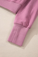 Valerian Quarter Zip Stand Neck Kangaroo Pocket Sweatshirt Sweatshirts & Hoodies JT's Designer Fashion