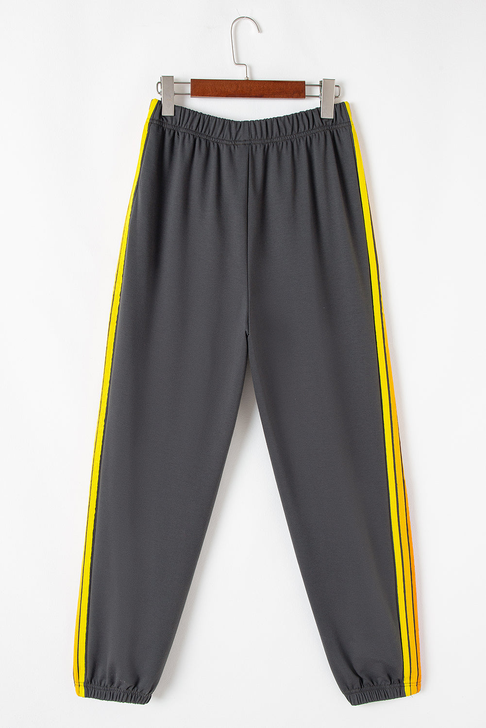 Dark Grey Counting Rainbows High Waist Sweatpants Pants & Culotte JT's Designer Fashion